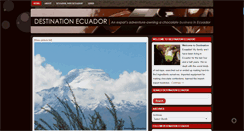 Desktop Screenshot of destination-ecuador.net