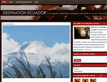 Tablet Screenshot of destination-ecuador.net